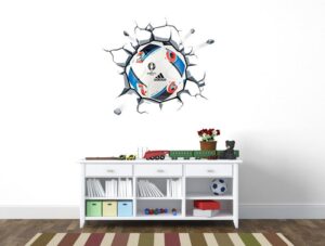 מדבקת קיר תלת מימד של יורו 2016