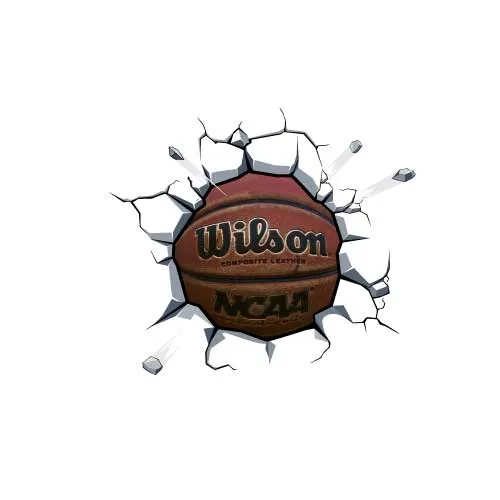 מדבקת קיר תלת מימד כדורסל ווילסון