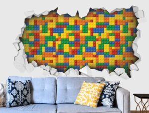 חור תלת מיימד עם קוביות לגו