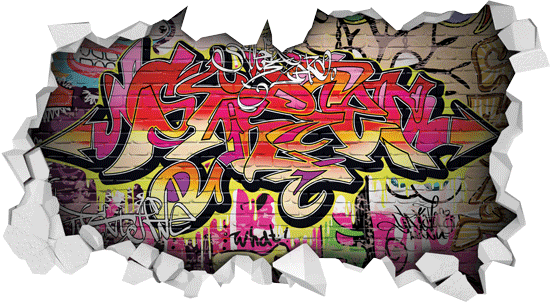 חור תלת מיימדי גרפיטי