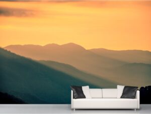 הרים בשקיעה