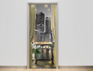 מרפסת עם נוף לעיר