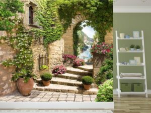 מדרגות פרחוניות