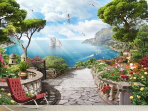 מדרגות מובילות לים | טפט