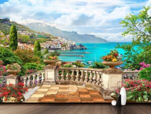 מרפסת פרחונית