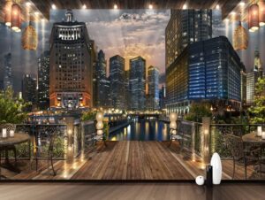 מרפסת בתוך העיר