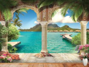 מרפסת יפייפיה על הים