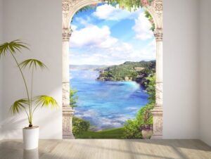 טפט נוף יפייפה אל הים