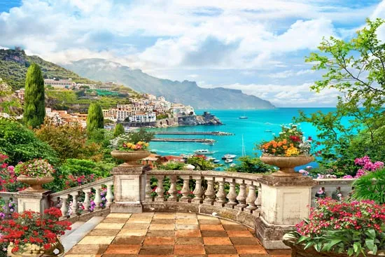 מרפסת פרחונית