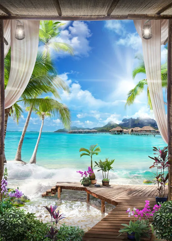 מזח מעל הים