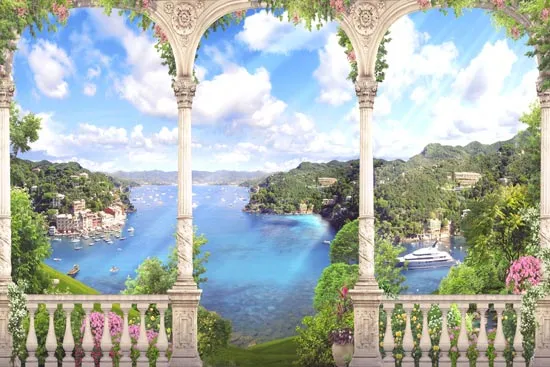 מרפסת עם נוף מרהיב