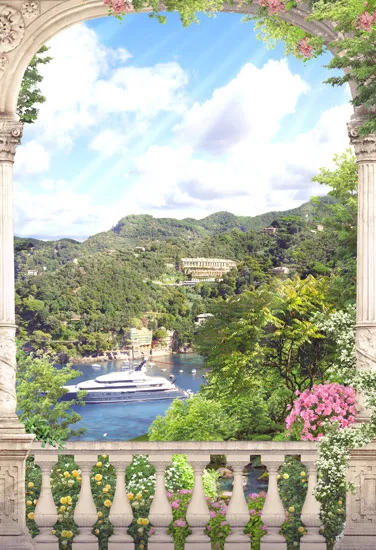 מרפסת פרחונית