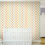 טפט עם נקודות צבעויות