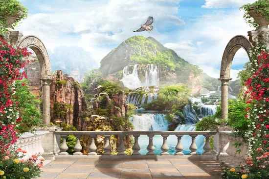 מרפסת עם נוף יפיפה