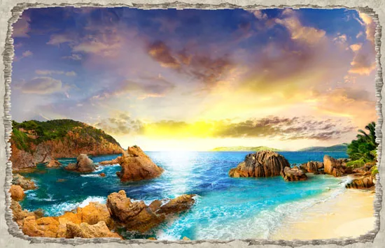 ים בשקעה | טפט חור בקיר