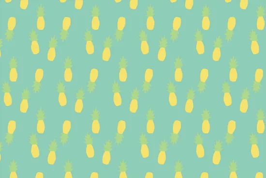 מדבקת טפט עם אננסים