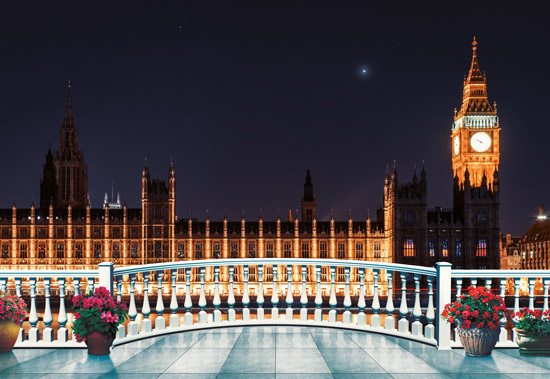 מרפסת עם נוף יפיפה לביג-בן בלונדון
