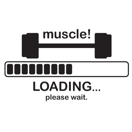 מדבקת קיר "שרירים"