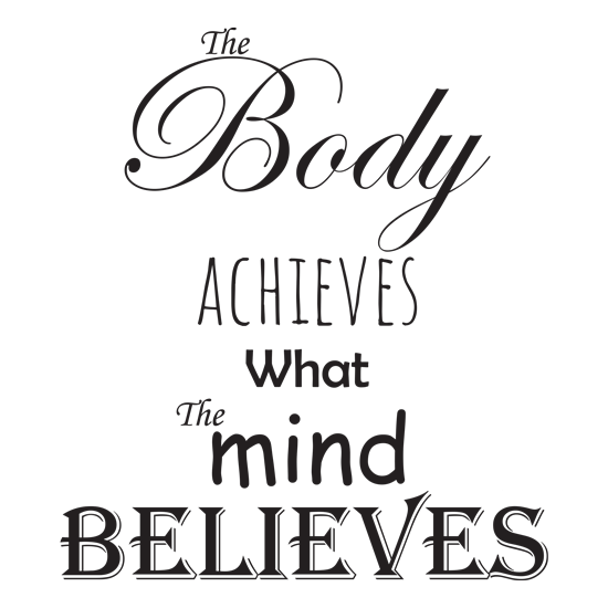 "הגוף משיג..." מדבקת קיר