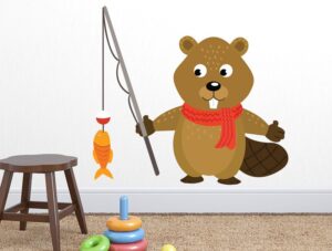 מדבקת קיר | בונה חמוד יוצא לגוד