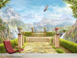 טפט | מרפסת מפוארת עם נוף יפיפה