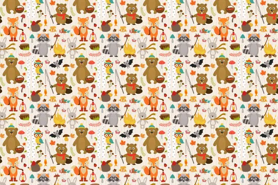 טפט | חיות חמודות ביער