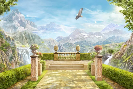 טפט | מרפסת מפוארת עם נוף יפיפה