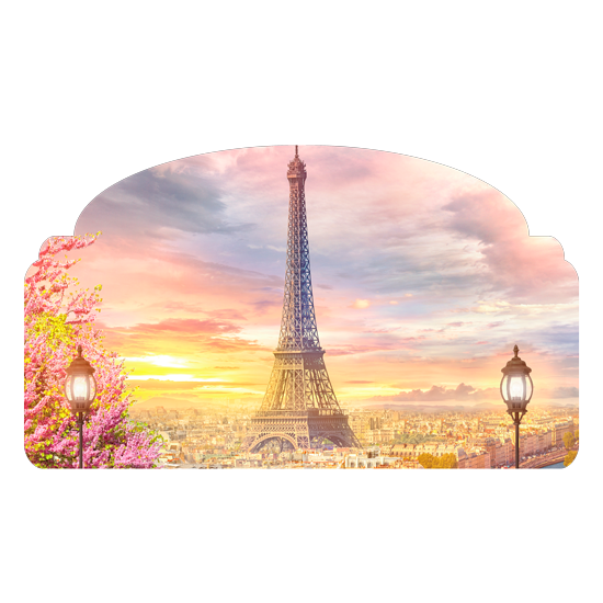 מדבקת קיר | ראש מיטה מגדל אייפל