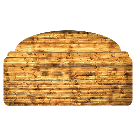 מדבקת קיר | מדבקת ראש מיטה בעיצוב עץ