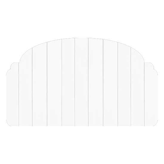 מדבקת קיר | מדבקת ראש מיטה בעיצוב של פנלים לבנים