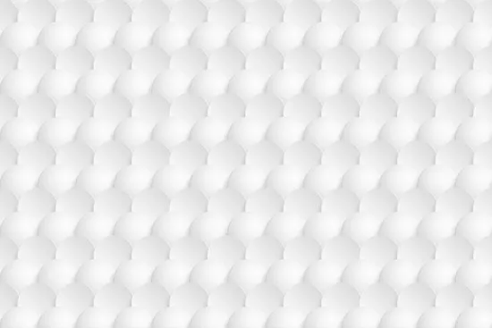 טפט דמוי קשקשים תלת מימדיים בצבע לבן