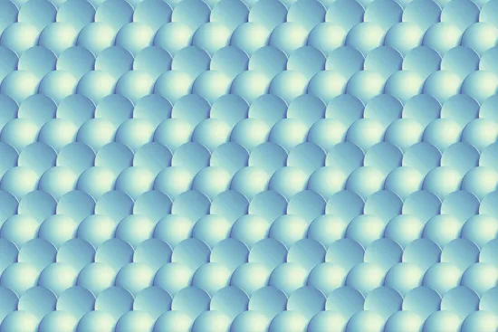 טפט דמוי קשקשים תלת מימדיים בצבע כחול