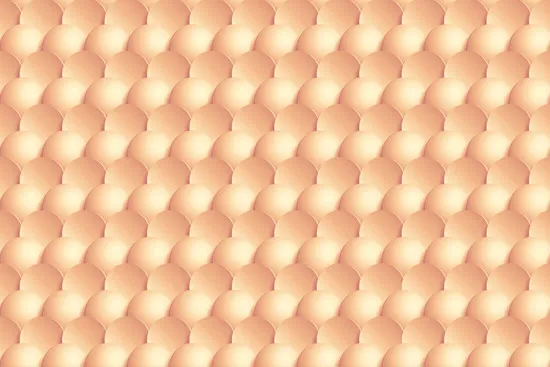 טפט תלת מימדי דמוי קשקשים בצבע כתום