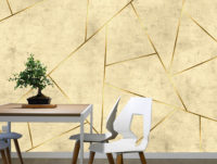 טפט | חיתוכי צורות דמוי זהב