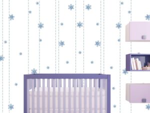 טפט | פרחים כחולים קטנים