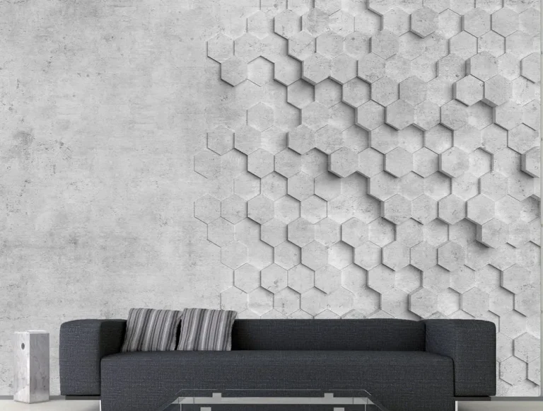 טפט | משושים בטון תלת מימדיים