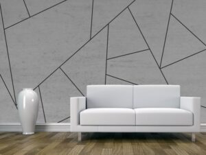 טפט | חיתוכי צורות אפור