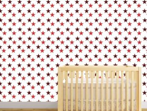 טפט | כוכבים קטנים בגווני אדום