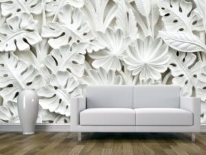 טפט | פרחים תלת מימדיים