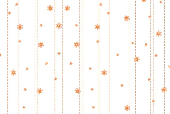 טפט | פרחים כתומים קטנים