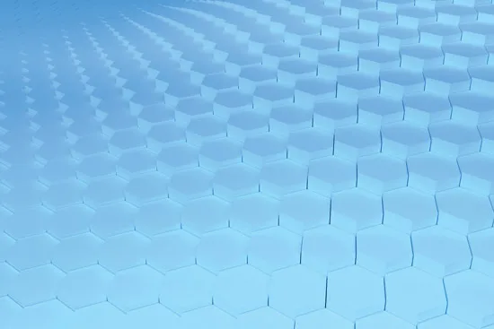 טפט | משושים כחולים תלת מימדיים