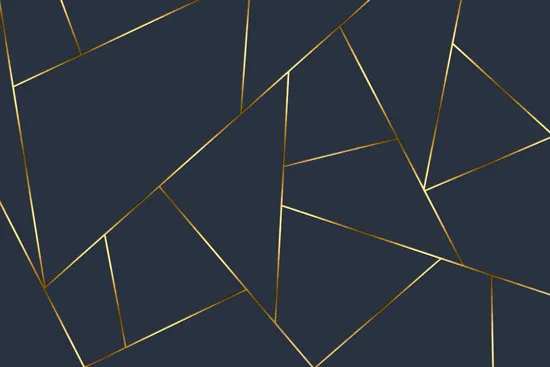 טפט | חיתוכי צורות בגוון כחול כהה