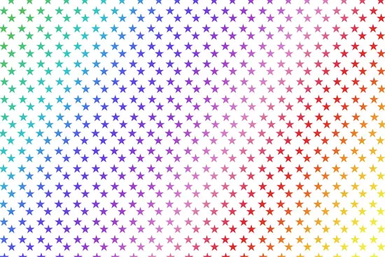 טפט | כוכבים קטנים בצבעי הקשת