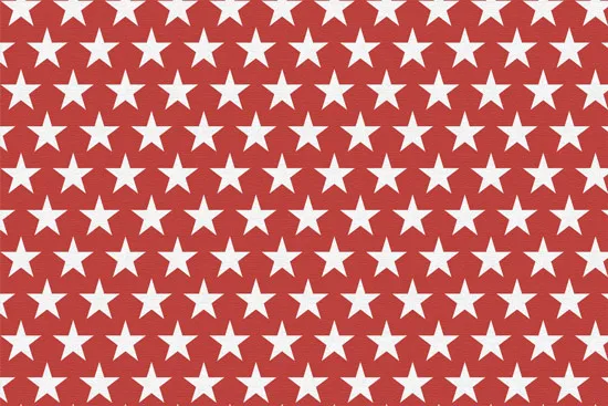 טפט | כוכבים לבנים על רקע אדום