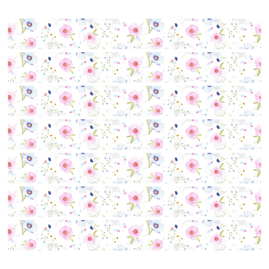 בורדר | פרחים צבעוניים