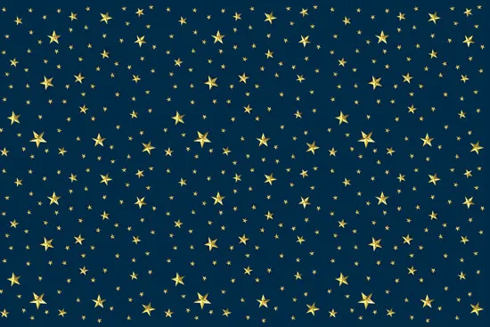 טפט | כוכבי זהב תלת מימדיים