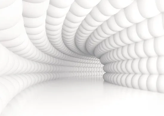 טפט | מערה לבנה תלת מימדית