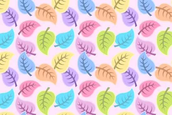 טפט | עלים צבעוניים