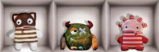 מדבקות נישה | אגרטלים צהובים