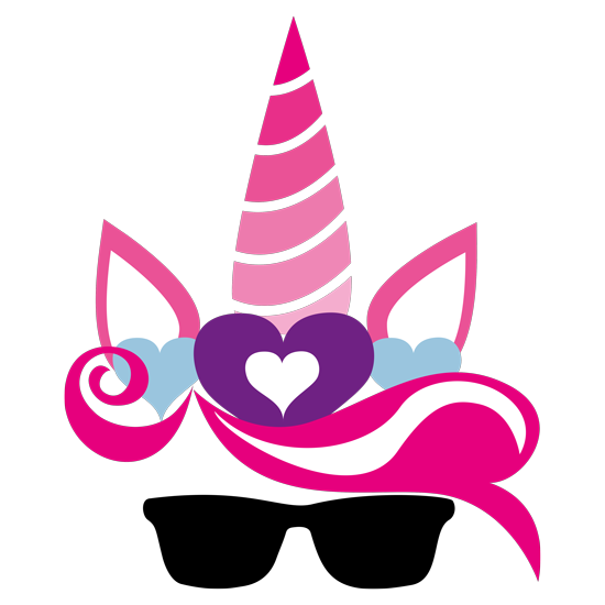 מדבקת קיר | חד קרן מגניב